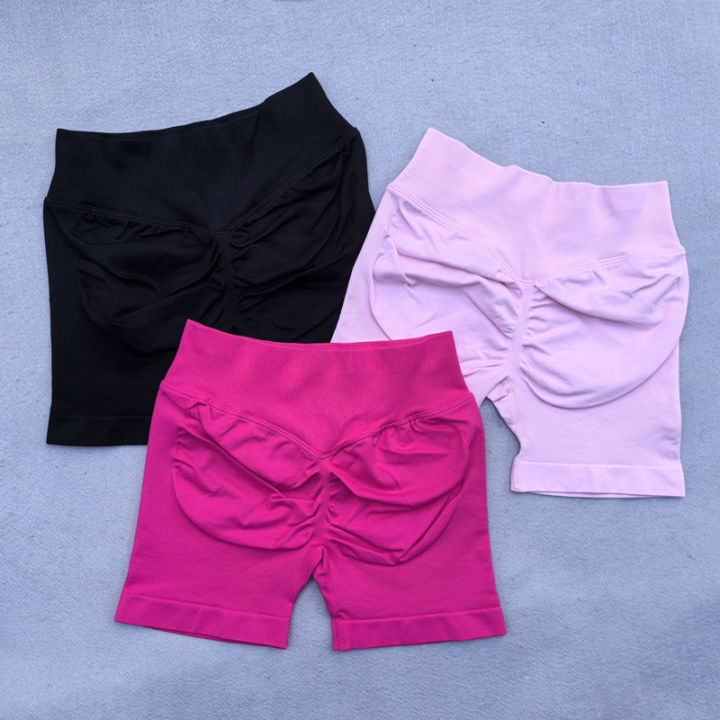 Shorts%20Women%20Seamless%20Yoga%20Shorts%20Scrunch%20Bum%20Gym%20Shorts%20Workout%20Low%20Waist%20Short%20Leggings%20Booty%20Stretch%20Running%20Shorts%20-%20Image%204