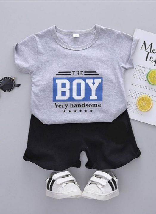 T-shirt%20And%20Short%20Pant%20For%20Kids%20Baby%20Girls%20Round%20Neck%20Short%20Sleeves%20Tee%20Tops%20Clothes%20Sets%20Dresses%20Outfit%20Suit%20For%20Unisexual%20Jannat%20Place%20-%20Image%206
