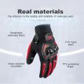 Motorcycle Gloves Black Racing Genuine Leather Motorbike Road Riding Team Glove Men Summer Winter Cycling Gloves.