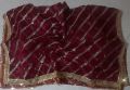 Fancy nylon organza dupatta with 5mm satara. 