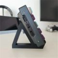 2Pcs Durable Plastic Keyboard Display Stand Anti-Slip Lightweight Keyboard Holder 3D Printing Keyboard Storage Rack.