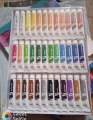 Premium quality Acrylic color tubes with top seal paints 12ml per tube available in 24 colours and 36 colour sets. 