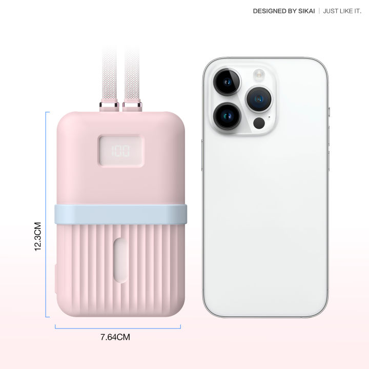 SIKAI%20Silicone%20Case%20For%20ANKER%2020000mAh%20PowerBank%20PD%2030W/35W%20Type%20C%20Fast%20Charge%20With%20Cable%20Anti-Drop%20Protective%20Cover%20-%20Image%205