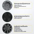 One set has 4-pin washer, washing machine stand, washer base, anti-vibration, anti-slip, loud noise from the washing machine.. 