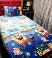 Kids Printed Bedsheets(stitched) | Cartoon Printed Bedsheets/ Cute Cartoon Printed Bedsheets For Boys and Girls/ Frozen Elsa And Anna Bedsheet for kids room/ Spiderman bedsheet / Dragon ball bedsheets. 