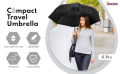 Fashion Large Travel Umbrella, Heavy Duty Windproof Waterproof Umbrella, Fully Automatic Open And Close Golf Umbrella, UPF50+ UV. 