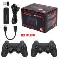 X2 Plus Game stick 64GB 37,000 plus Games, Game Stick 3D HD Retro Video Game Console 2 Wireless Controller 30 plus Emulator For PS1/N64/DC MORE. 