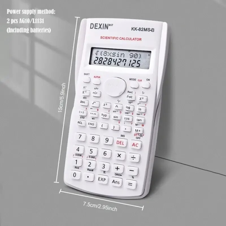 2 Line Function 1pc Engineering Scientific Calculator 2 Line Function Calculator ...