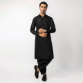 Junaid Jamshed Men - Black Unstitched Fabric JJMS-3825/S26/JJ10881-E. 