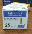 Palm Check Blood Glucose Test Strips – 25 & 50 Pcs Packs.