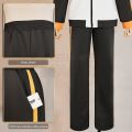 Re:Life In A Different World From Zero Anime Natsuki Subaru Cosplay Costume Embroidery Full Zip Tracksuit Elastic Pants. 
