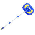 Car Washing Mop Kit with Long Handle Microfiber Car Cleaning Brush Kit Telescoping Car Washing Brush Mop Kit Scratch Free. 