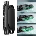 2-1pc Portable Car Seat Fan 3 Speeds Adjustable Car Seat Headrest Fan USB Powered Car Neck Cooler for Front Rear Seat Passenger.
