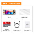 KINHANK K56 Handheld Game Console 5.5'' Touch Screen 50 Emulators for PS1/PSP/DC/SS Android 14 5000mAh WIFI5 Retro Game Player.