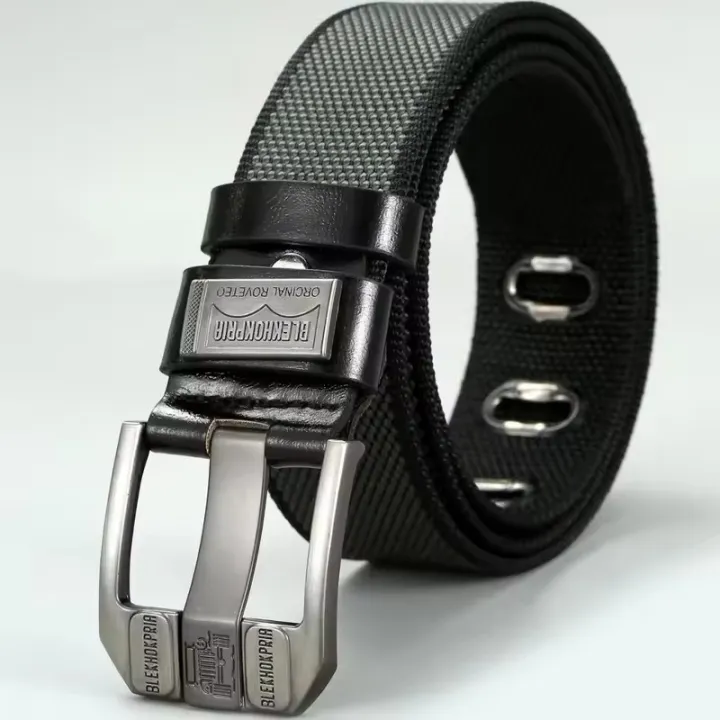 New%20Fashion%20Men's%20Pin%20Buckle%20Youth%20Overalls%20Canvas%20Waistband%20Belt%20Casual%20Retro%20Decorative%20Belt%20Fashion%20High-Quality%20Webbing%20Belt%20-%20Image%203