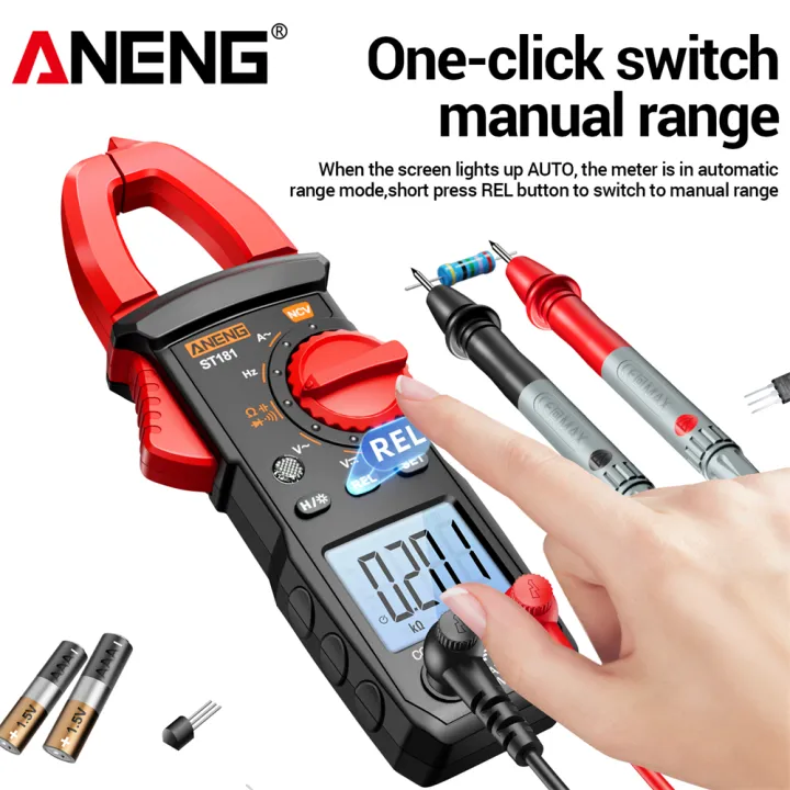 Electrician%20Set%20Kit%20ANENG%20ST181%20Clamp%20Meter%20400A/600V%20Multimeter%20with%20B16%20Electric%20Tester%20Pen%2012V-300V%20AC%20Voltage%20Detector%20Tools%20-%20Image%205