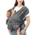 Portable Baby Carrier Wrap for Mothers Simple Child-Carrying Sling for Walking Outdoors Breathable Fresh Air Design. 