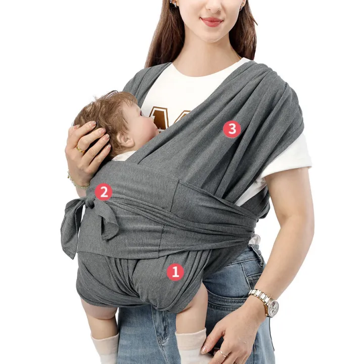 Portable%20Baby%20Carrier%20Wrap%20for%20Mothers%20Simple%20Child-Carrying%20Sling%20for%20Walking%20Outdoors%20Breathable%20Fresh%20Air%20Design%20-%20Image%204