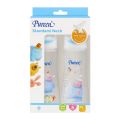 Pureen elephant milk bottle 8 oz. (2 pack) with double valve nipple m. 