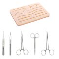1-4Set Medical Stencils Surgical Suture Practice Training Kit Surgical Skin Training Model Tool Educational Teaching Equipment.