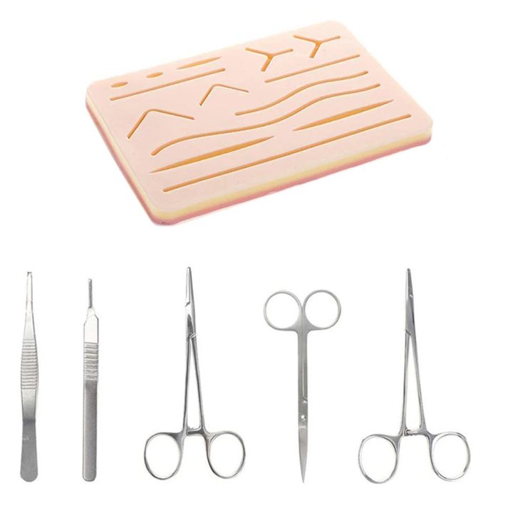 1-4Set%20Medical%20Stencils%20Surgical%20Suture%20Practice%20Training%20Kit%20Surgical%20Skin%20Training%20Model%20Tool%20Educational%20Teaching%20Equipment%20-%20Image%204