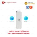 Zigbee Motion Sensor PIR Human Temperature Humidity Brightness Detector For Tuya Smart Life Z2M Home Automation Security Sensor. 