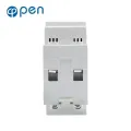 Adjustable over under voltage current protector 63A - genuine open brand digital circuit breaker. 