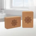 Cork Yoga Block Cork Yoga Bricks Eco-Friendly Natural Cork Block 9x6x3 Inch Non Slip Cork Block for Yoga Pilates. 