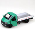 (Bagged) 1/34 Scale Alloy Pullback Three-Door Truck, Stylish Design, Can Carry Cargo, Boy's Toy, Die-Cast Metal..