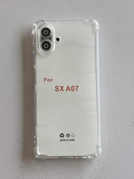 Samsung A07 Shockproof Transparent Silicon Back Cover | Daraz.pk