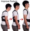 Unisex Magnetic Back Brace Posture Corrector Therapy Shoulder Belt For Lower And Upper Back Pain Relief. 