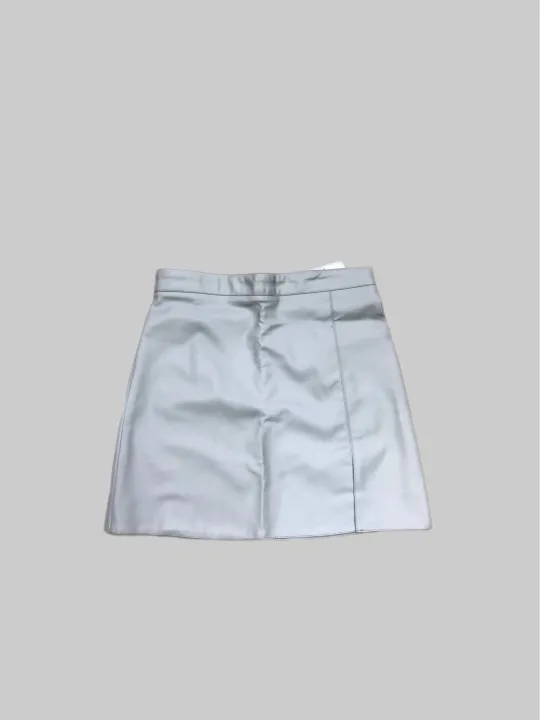 Synthetic%20Leather%20Skirt%20with%20Slit%20for%20Women%20-%20Image%204