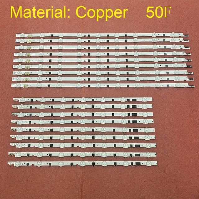 LED backlight strip(18) for TV UA50F5080 HF500BGA-B1 UE50F6200 UE50F550AK UN50F6300 2013SVS50F R 7 L 9 BN96-25310A 25311A