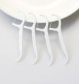 50 plastic dental floss sticks in square box. 
