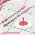 3 Part Pipe - Mop Handle Set - 360° Rotation - Magic Mop (Pink). 