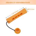 40pcs Cold Wave Perm Rods Set For Women's Long & Short Natural Hair - Plastic Orange Rollers For Curling And DIY Hairdressing.
