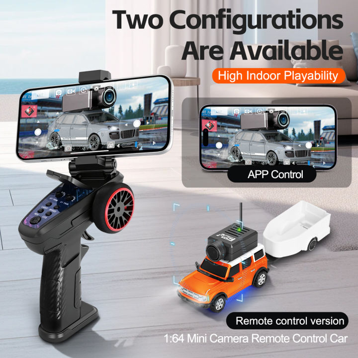 WLtoys%201/64%20Mini%20RC%20Car%20with%20720P%20FPV%20Camera%20Wifi%20APP%20Control%202.4G%20Reomte%20Contorl%20Racing%20Vehicle%20Toy%20for%20Children%206405%206406%20-%20Image%203