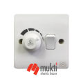 MK Made in Singapore LOGIC SLIMLINE Fan Regulator Dimmer with Switch Socket Speed Control.
