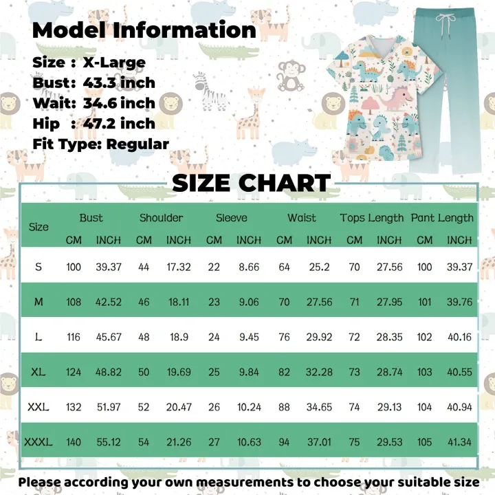 Medical%20Uniform%20Trendy%20Women's%20Scrub%20Set%20Stretch%20Soft%20Y-Neck%20Top%20Pants%20Hospital%20Pet%20Clinic%20Doctor%20Costume%20Contrasting%20Colors%20-%20Image%206