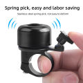 Mini Bicycle Bell Alloy Mountain Road Bike Safety Warning Alarm Cycling Handlebar Bell Ring Horn. 