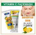 Ronica Vitamin C Face Wash 100ml offers deep cleansing and dark spot reduction, helping to reduce hyperpigmentation, clear dullness, and brighten skin. Its Vitamin C+ formula ensures radiant, fresh, and glowing skin with gentle, effective daily skincare.. 
