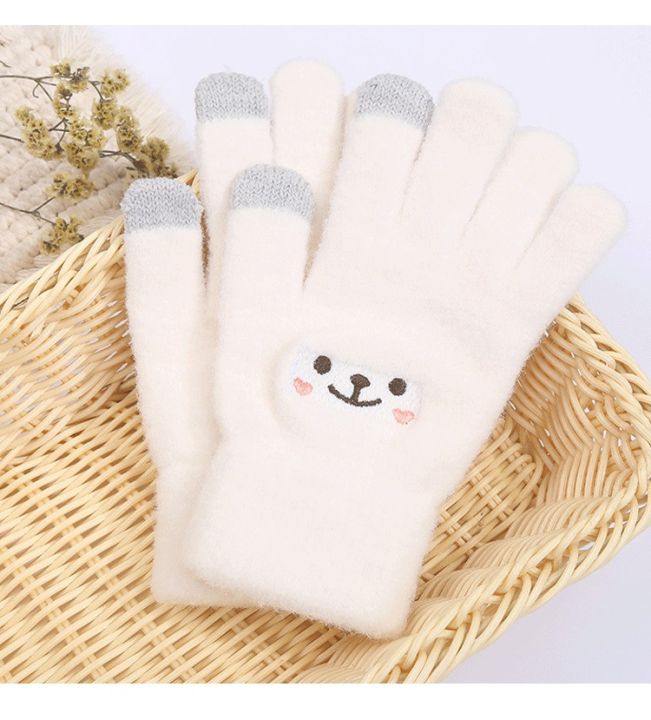 Kawaii%20Gloves%20Female%20Cute%20Cartoon%20Embroidered%20Bear%20Touchscreen%20Gloves%20Autumn%20Winter%20Warm%20Women%20Shopping%20Knit%20Gloves%20Soft%20Gloves%20-%20Image%205