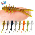 Rosewood 25mm Micro Worm Soft Fishing Lure TPR Floating Silicone Plastic Swimbait Softbait For Catching Horse Mackerel 20pcs/Box.