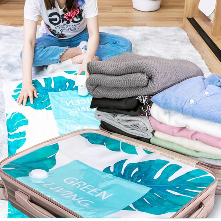 Best Quality Strong Space Compression Custom Printed Packaging Sealer Dust Vacuum Storage Bag for Clothes Vacuum Bag