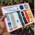 S100 Ultra Max Smart Watch 7 Straps 2.2 IPS Display Smart watch For men Women Stylish Design. 