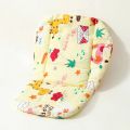Baby High Chair Cushion Cotton Thickened Soft Pad Breathable Stroller Seat Cushion Cartoon Cute Animal Pattern Cushion.