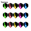 Yernea New Darts Flight 15Pcs/5set Professional 2D Dart Flight Color Aurora Tail Dart Accessories Wholesale. 