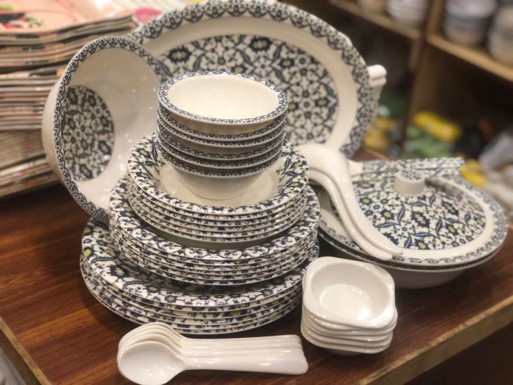 Melamine Double Glaze Dinner Set