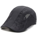 Summer Mens Sports Sun Hats Breathable Mesh Quick-drying Visor Caps Outdoor Gorro Hombre Boina Golf Hat Fashion Solid Flat Cap.