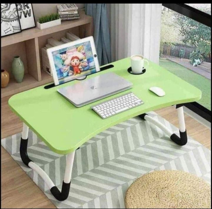 Multi Perpose Computer Table Portable Multi-Purpose Laptop Table - Green | Daraz.com.np